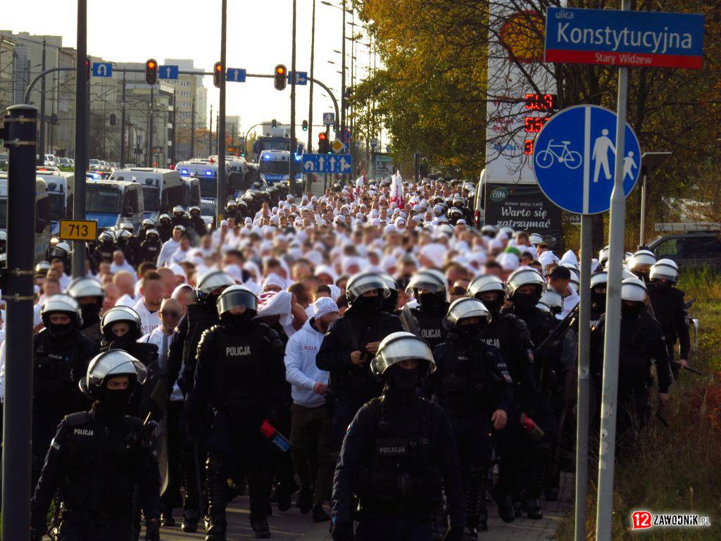 Widzew Łódź – ŁKS Łódź 24.10.2021 gal II